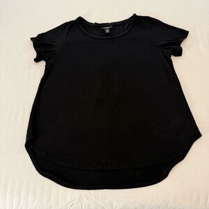 Alfani Woman Black Short Sleeve Stretch Top - Size 0X Plus